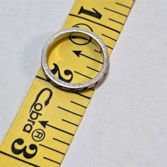 Brighton Braided Silver Plated Ring Size 6 - Picture 2 of 4